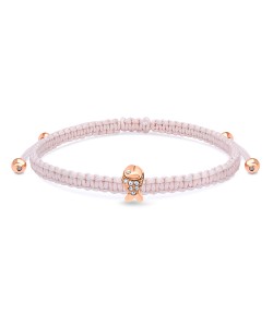 Little Bedazzling Fish Matt Rope Bracelet BR-307-RO-GP